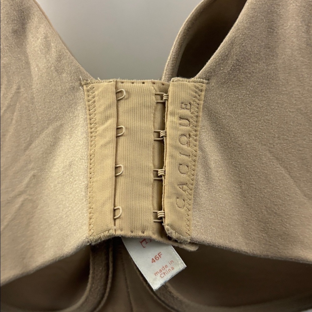 Cacique 46DDD Backsmoother Lightly Lined Balconette Nude Bra - Picture 6 of 10
